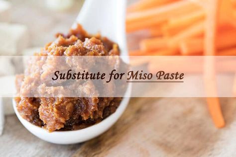 Miso Paste Substitute, Japanese Sauce, Red Miso, Miso Paste, Gluten Allergy, White Miso, Food Substitutions, Dried Mushrooms, Homemade Salad Dressing