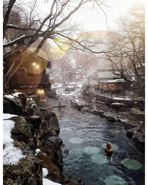 Takaragawa Onsen, Onsen Japan, Outdoor Baths, Gunma, Japanese Landscape, Japan Culture, Japan Aesthetic, Aesthetic Japan, Hot Spring