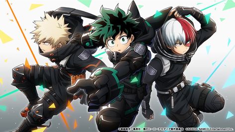 Mha Trio, The Big Three, Anime Boy Sketch, Hero World, Academia Wallpaper, Hero Movie, Three Musketeers, Big Three, Bakugo Katsuki