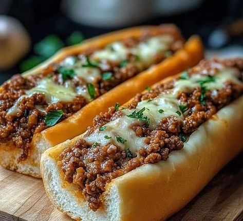 Bariatric And Gastric Recipes For Beginners | Garlic Bread Sloppy Joes😋🥪 | Facebook Sloppy Joes, Garlic Bread, Recipes For Beginners, Garlic, Bread