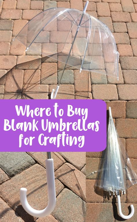 Cricut Umbrella Ideas, Umbrella Crafts, Diy Umbrella, Personalized Umbrella, Bubble Dome, Umbrella Craft, Custom Umbrella, Inkscape Tutorials, Cricut Hacks