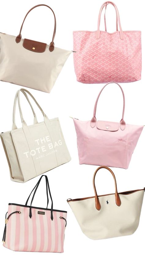 Uni Bag, School Bag Essentials, My Style Bags, Longchamp Bag, Handbags For School, School Tote, Handbag Essentials, Longchamp Bags, Girly Bags