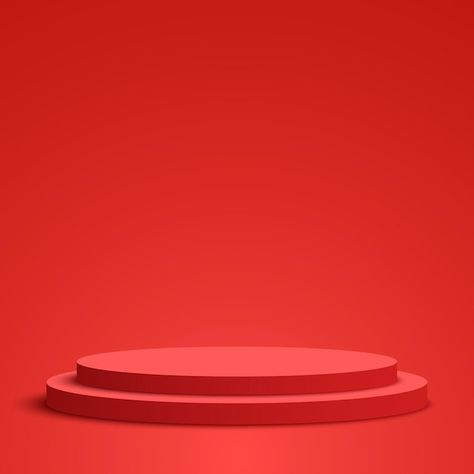 Premium Vector | Red podium. pedestal. Promo Background, Frederic Malle, Golden Background, Theatre Stage, Red Curtains, Geometric Form, Carpet Stairs, Orange Background, Drapery Fabric