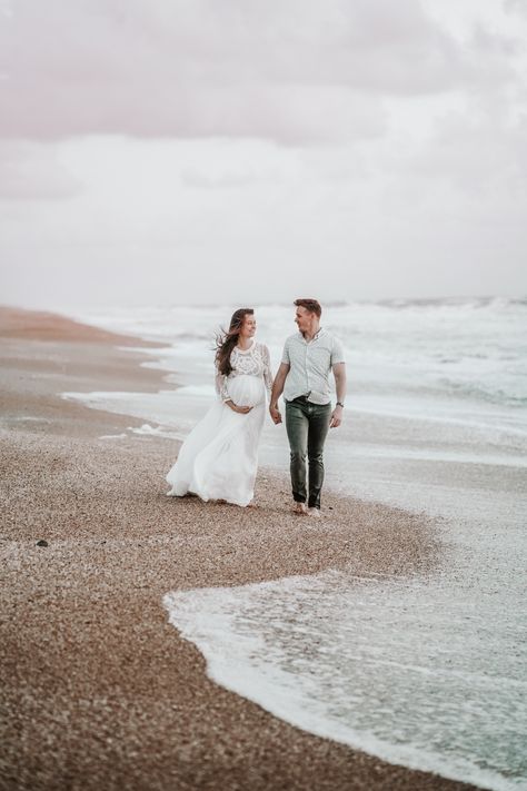 Maternity Photography Cloudy Day, Florida Beach Maternity Photos, Cloudy Day Maternity Shoot, Cloudy Maternity Photoshoot, Maternity Photoshoot On Beach, Maternity Photoshoot Poses Beach, Cloudy Maternity Pictures, Maternity Photography Poses Couple Beach, Maternity Photoshoot At The Beach