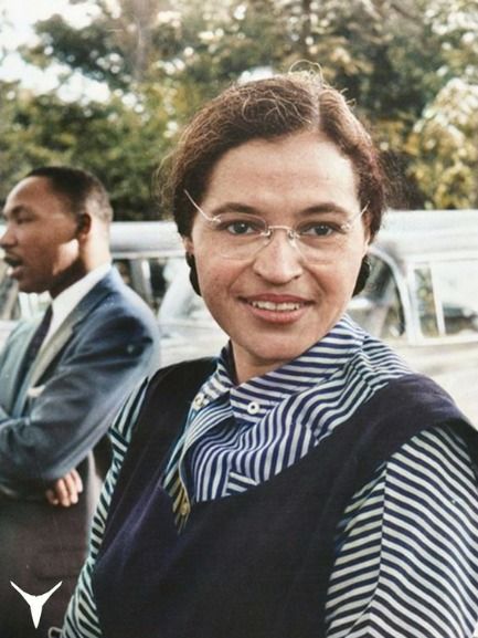 Rosa Parks and Martin Luther King Jr. Rosa Parks Quotes, Rosa Park, Bus Boycott, Freedom Riders, Dr Martin Luther King Jr, Malala Yousafzai, Jackie Robinson, Harriet Tubman, Influential Women