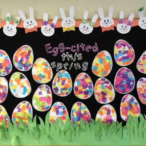 20+ Easter Bulletin Board Ideas which are incredibly sweet & oh! so cute Easter Poster Board Ideas, Unique Bulletin Board Ideas, April Bulletin Boards, Easter Bulletin Boards, Preschool Easter, Easter Classroom, Teacher Bulletin Boards, Spring Bulletin, Spring Bulletin Boards