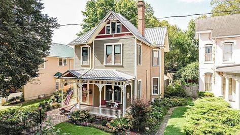 1889 Victorian house in Chillicothe, Ohio Victorian Houses For Sale, Chillicothe Ohio, Old Victorian Homes, Victorian Houses, Victorian House, Victorian Homes, Old Houses, House For Sale, Hardwood Floors