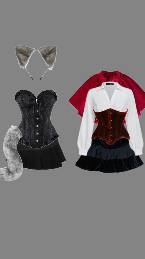 Wolf And Red Riding Hood, Wolf Red Riding Hood, Red Riding Hood Wolf, Red Hood, Little Red Riding Hood, The Wolf, Red Riding Hood, Halloween Costumes, Halloween