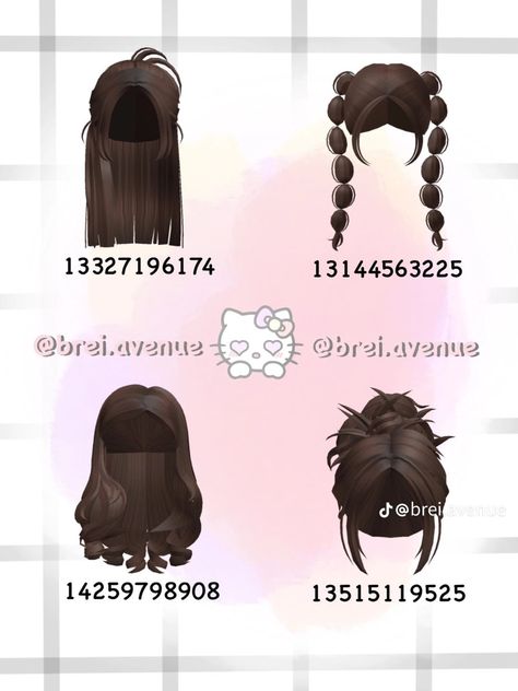 Hair for berry👩🏽 Berry Avanue Codes Brown Hair, Cute Bloxburg Hair Codes Brown, Brunette Berry Avenue Hair Codes, Bloxburg Brown Hair Codes Bun, Berry Avenue Codes Brown Hair Bun, Brown Curly Hair Codes For Berry Ave, Codes For Berry Ave Hair Brown, Roblox Berry Avenue Codes Hair Brown Curly, Berry Avenue Codes Brunette Hair