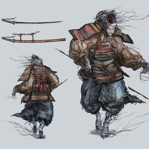 Okami Leader Shizu concept art from our Sekiro: Shadows Die Twice art gallery. #art #artwork #gameart #digitalart #illustration #videogameart #videogameartwork #videogames #games #sekiro #sekiroshadowsdietwice #samurai #japan    #Regram via @creativeuncutdotcom Sekiro Art, Samurai Concept, Sekiro Shadows Die Twice, Samurai Japan, Samurai Artwork, Samurai Art, Elden Ring, Concept Art Character, Game Concept Art