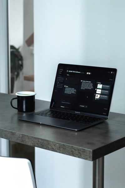 Laptop Desk Aesthetic, Pc Photo, Desktop Setup, Apple Technology, Workspace Inspiration, Computer Setup, Workspace Design, Office Workspace, Home Office Setup