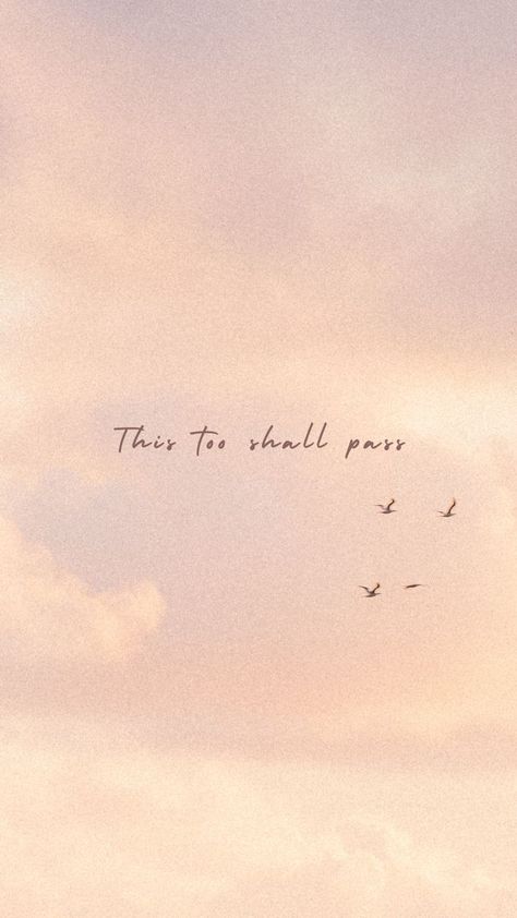 This Too Shall Pass Quote, Passing Quotes, Tiny Bird Tattoos, Metal Health, Word Tattoo, Quotes About Strength And Love, Bible Verse Background, Black Girls With Tattoos, Small Quotes