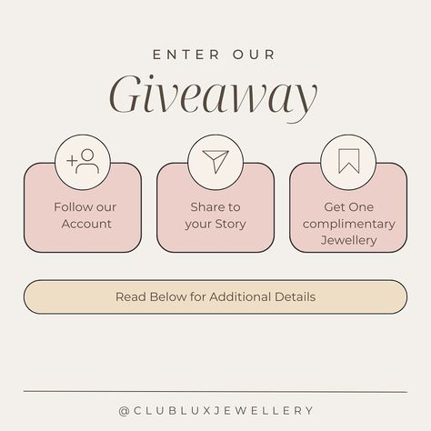 💝GIVEAWAY 💝 For that extra sparkle in your life and to show our appreciation, we’re giving away complimentary jewelry including rings, earrings, necklaces, and bracelets. ✨ How To Enter: 1. Like this post ❤️ 2. Follow @clubluxjewellery 💞 3. Share this on your story and Snap a screenshot 📲 4. To claim your Free Jewellery from https://clublux.com.au/collections/free, Simply upload a screenshot and apply the promo code ‘Clubluxfree’ at checkout 🛍️ Tag us in a pic of yourself looking fabulous ... Infant Socks, Lebanese Food, Cinnamon Color, Friends List, 1 Year Anniversary, Giveaway Time, Jewelry Post, Srinagar, Im Excited