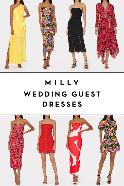 A roundup of Spring wedding guest dresses at all levels of formality, that will be sure to turn heads. Cabo San Lucas Wedding Guest Outfits, Spring 2024 Wedding, Bali Ootd, Cabo San Lucas Wedding, Dresses For Wedding Guests, Style Types, Random Clothes, Blouse Ideas, Spring Wedding Guest Dress