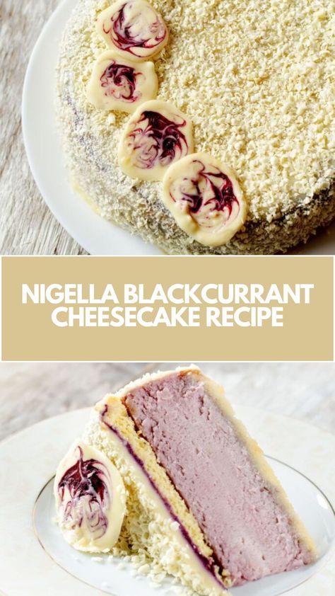 This delicious Nigella Lawson blackcurrant cheesecake is a creamy, indulgent dessert that’s easy to make and perfect for any occasion. With a buttery biscuit base and a tangy fruit compote, this simple yet stunning treat is sure to impress. You can easily swap ingredients to suit your taste, making it a flexible favorite. Nigellissima Recipes, Nigella Lawson Desserts, Blackcurrant Cheesecake, Nigella Recipes, Nigella Lawson Recipes, Toffee Cake, Fruit Compote, Buttery Biscuits, Easy Cheesecake Recipes