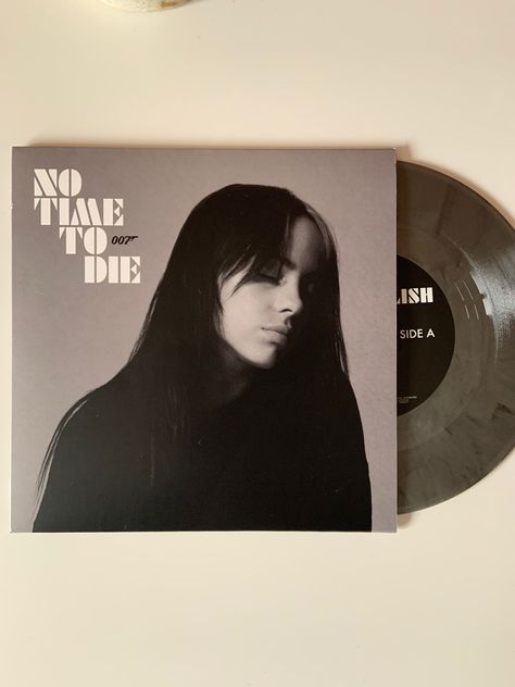 Billie Eilish Record, Billie Vinyl, Billie Eilish Vinyl, Billie Merch, Vinyl Record Cover, Jamesbond 007, Billie Eilish Merch, Vinyl Records Music, Vinyl Aesthetic