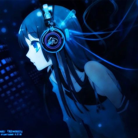 Absolutely Luv NightCore Music!! 😍😍😍😍 Anime Boy With Headphones, Sf Wallpaper, Anime Wallpaper 1920x1080, A State Of Trance, Black Hair Blue Eyes, Girl With Headphones, Boy Music, Moe Anime, Hd Anime Wallpapers