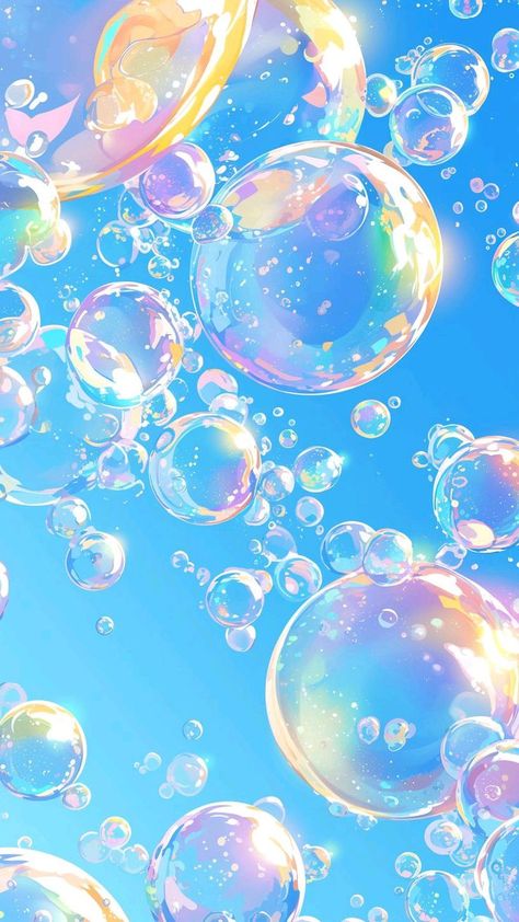 Bubble Color Palette, Fruit In Water Wallpaper, Bubble Aesthetic Wallpaper, Pixelated Wallpaper, Circles Aesthetic, Circle Wallpaper, Jelly Wallpaper, Pixel Art Background, Bubbles Wallpaper