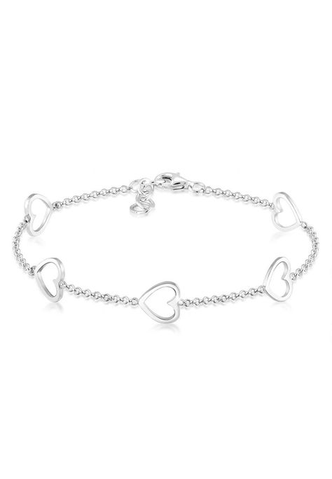 Dieses zierliche Herz-Armband wurde mit viel Liebe zum Detail aus feinstem 925er Sterling Silber handgefertigt. Das romantische Armband ist ein vielseitiges Key-Piece, das jedem Outfit unaufdringlich einen exklusiven Charm verleiht. Der trendige Silberschmuck ist ein Must-Have für jede Fashionista, die sich mit hochwertigen Materialien perfekt in Szene setzen möchte. Auch als Geschenk für die Liebste eignet sich das Armkettchen ideal. * Modernes Herz Armband aus 925er Sterling Silber * Trendiger Modern Heart, Hip Muscles, Trending Handbag, Heart Bracelet, Minimalist Jewelry, Arm Band, Bracelet Making, Body Jewelry, 925 Silver