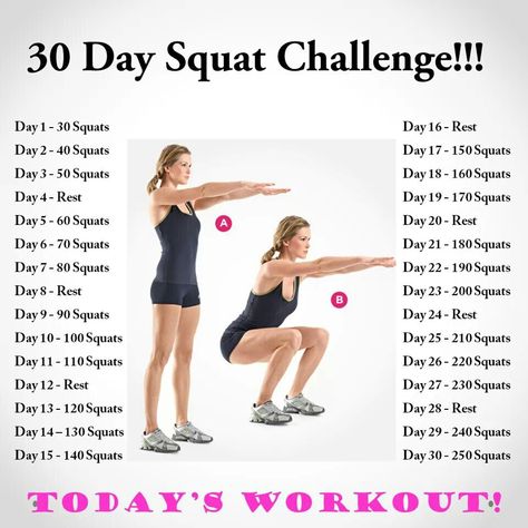 30 Days Squat Challenge Squat Challenge Before And After, How To Be Slim, 30 Day Squat, One Song Workouts, 30 Day Squat Challenge, Cheer Workouts, Running Songs, Workout Songs, Squat Challenge