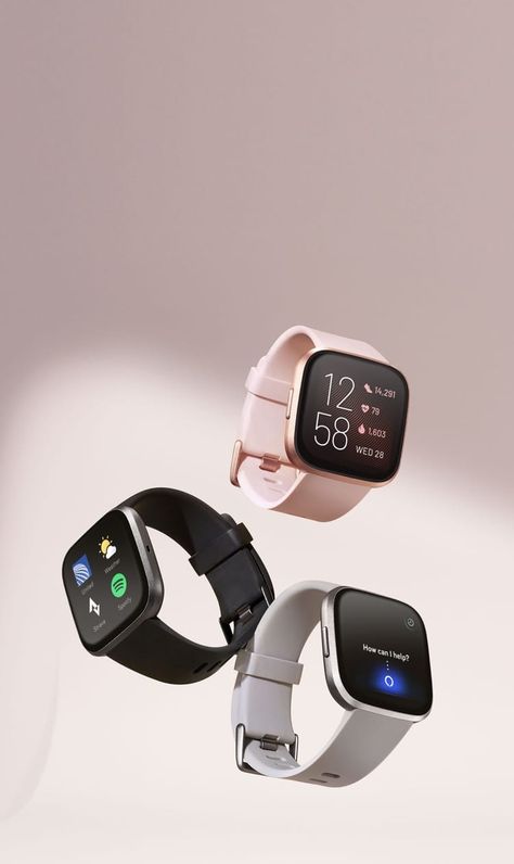 Fitbit App, Fitbit Versa 2, Tech Gadget, Fitbit Watch, Gadgets Technology, Gadget Shop, New Apple Watch, Fitness Design, Smart Watches