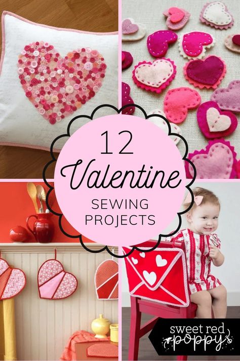 12 Valentine Sewing Projects and Heart Ideas Valentine Sewing Projects, Valentine Sewing, Diary Of A Quilter, Baby Quilt Tutorials, Heart Quilt Pattern, Scrappy Quilt Patterns, Fabric Postcards, Valentine Projects, Star Quilt Blocks