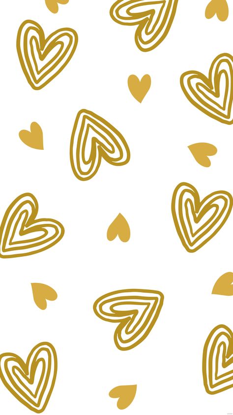 Free Gold Heart Transparent Background Bg Pastel, Heart Transparent Background, Gold Heart Wallpaper, Heart Print Pattern, Heart Transparent, Cupids Arrow, Hello Kitty Backgrounds, Cellphone Wallpaper Backgrounds, Gold Hearts