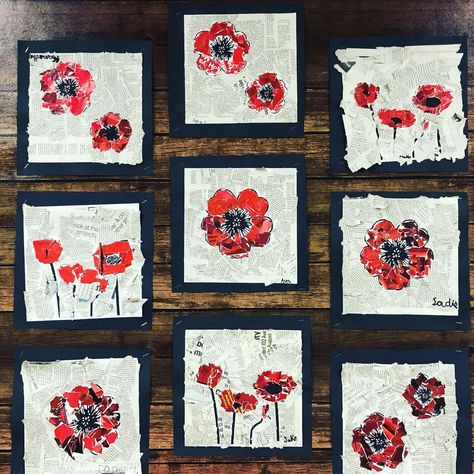 Remembrance Day Art! There is something so beautiful about these ripped art mosaics. #remembranceday #artprojects #grade3 #yegteacher | Instagram Remembrance Day Art Grade 1, Collaborate Art, Remembrance Day Crafts, Poppy Craft For Kids, Remembrance Day Activities, Remembrance Day Art, Ww1 Art, Project School, Worship Ideas