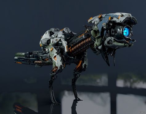 Horizon Zero Dawn - Watcher » Pack 3D models Horizon Zero Dawn Machines, Horizon Zero Dawn Robot, Horizon Cosplay, Horizon Machines, Mechanical Dragon, Robot Ideas, Valkyria Chronicles, Horizon Zero Dawn Forbidden West, Mac Lipsticks