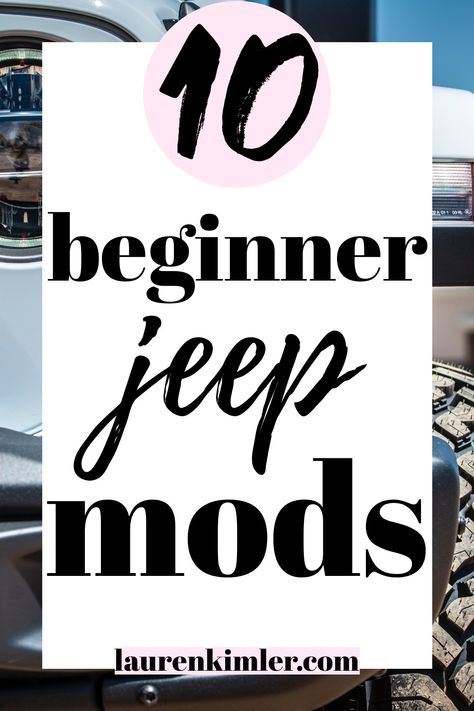 I have just bought a jeep wrangler and am excited to start sprucing it up. Here are 10 modifications that are under $50 and can be bought on amazon! Best Jeep Wrangler Accessories, Jeep Wrangler Must Haves, Jeep Wrangler Themes, 2024 Jeep Wrangler Accessories, Jeep Must Haves, Jeep Mods Wrangler, Jeep Themes, Blacked Out Jeep Wrangler, Cool Jeeps Wrangler