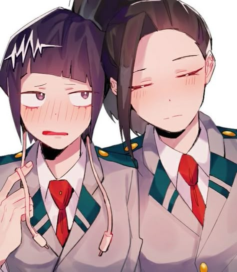 Momo X Jirou Fanart, Momojirou Fanart, Jiro X Momo, Momo Jirou, Momo X Jirou, Yuri Comics, Ichigo Y Rukia, Marceline And Princess Bubblegum, Kyoka Jiro