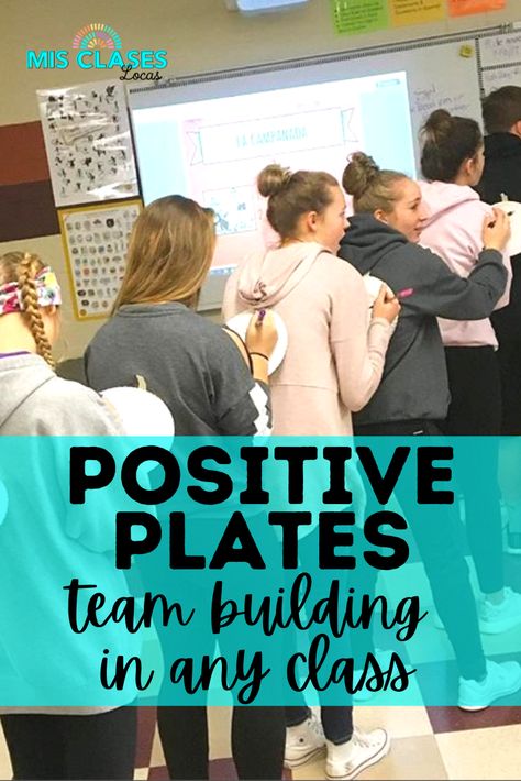 Positive Plates - a team building activity for any class or youth group! Whats On Your Plate Activity, Motivational Activities Team Building, Positive Plates Activity, Retreat Activities Team Building, Team Building Activities For Sport Teams, Class Team Building, Games For Team Building At Work, Staff Building Activities, Easy Team Building Games