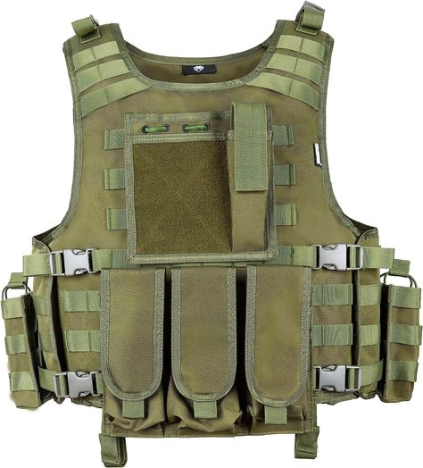 As an Amazon Associate I earn from qualifying purchases. i have this vest and it works great. 【ONLY FOR GAME】Fits M-XXL for men. A versatile tactical vest for airsoft & paintball & cosplay game etc. 【ONLY FOR GAME】Fits M-XXL for men. A versatile tactical vest for airsoft & paintball & cosplay game etc. Molle Vest, Armor Vest, Combat Armor, Molle Webbing, Molle System, Lightweight Vest, Outdoor Training, Plate Carrier, Cardigan Vintage