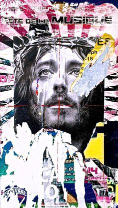 +_+ Street Posters, Pop Art Collage, Punk Poster, Pop Art Drawing, Edgy Aesthetic, Church Graphic Design, Blue Abstract Art, Jesus Painting, Poster Design Inspiration