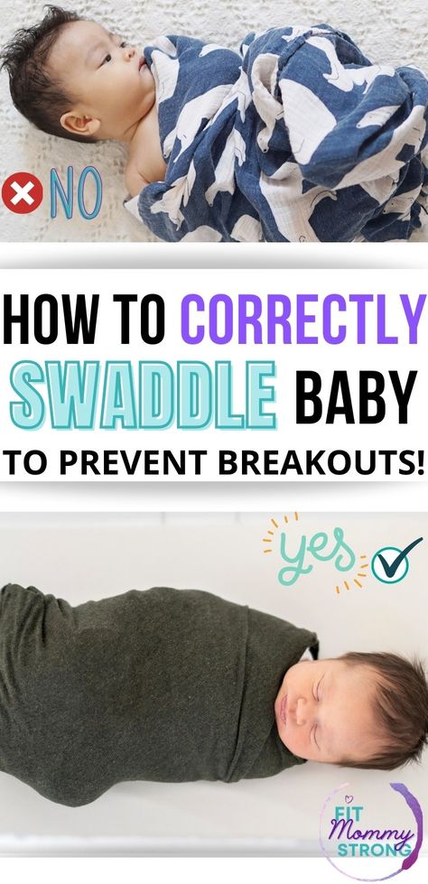 Wondering the correct way to swaddle a baby so they can't break out? Swaddling helps baby feel calm & secure, so learn which swaddle blanket & technique is best for you and baby! Swaddle Techniques, How To Swaddle, Best Swaddles For Newborns, Swaddle Techniques Newborns, How To Swaddle A Baby, Best Way To Swaddle Newborn, Swaddle Baby, How To Swaddle A Newborn, Swaddle How To