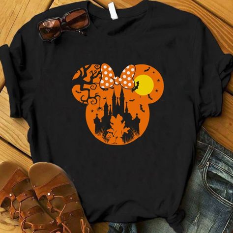 Not-So-Scary Halloween Shirts for the Family Disney Trick Or Treat, Disney Svgs, Fall Disney, Cricut Disney, Disney 2023, Not So Scary Halloween Party, Mouse Halloween, Sublimacion Ideas, Not So Scary Halloween