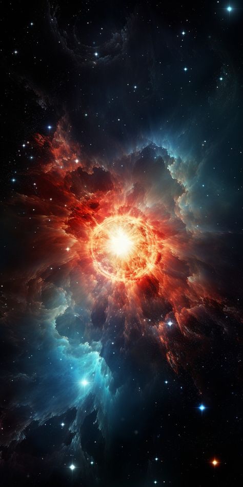 Supernova Supernova Explosion Wallpaper, The Cosmos Universe, Supernova Explosion Art, Super Nova Space, Supernova Painting, Supernova Wallpaper, Supernova Tattoo, Supernova Aesthetic, Space Explosion