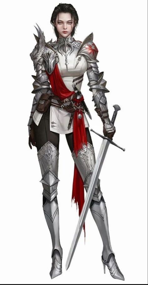 Knight Drawing, Knight Outfit, Armor Drawing, Warrior Outfit, Female Armor, Female Knight, 다크 판타지, Knight Art, Knight Armor