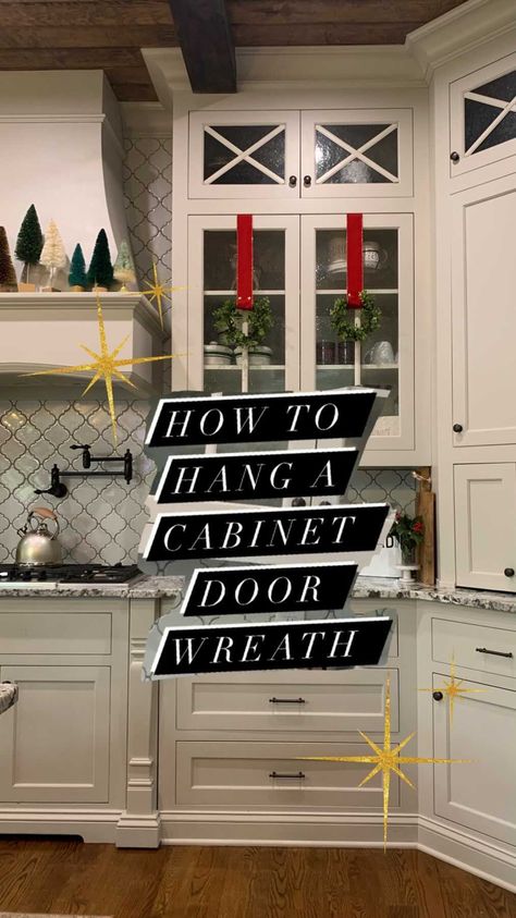 mygeorgiahouse on Instagram: How to: Christmas edition.... Hanging wreaths on cabinet doors in a few simple steps . . . @betterhomesandgardens @command… Hanging Wreaths On Cabinet Doors, Wreaths On Cabinet Doors, Hanging Wreaths, Lost Cause, How To Hang, Hanging Wreath, Friday Night Lights, Night Lights, Winter Time