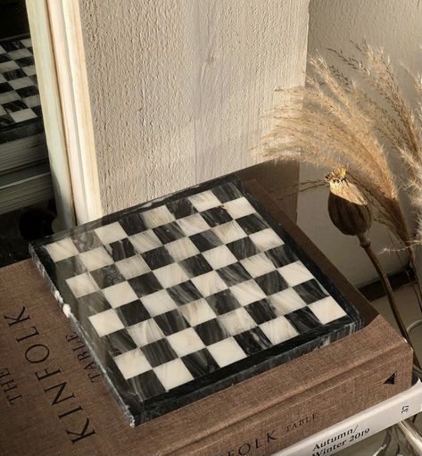 Coffee Table With Chess Board, Checkered Side Table, Checkered Decor Aesthetic, Checkered Coffee Table, Checkered Home Decor, Checker Decor, Chess Board Aesthetic, Checkerboard Decor, Checkered Decor