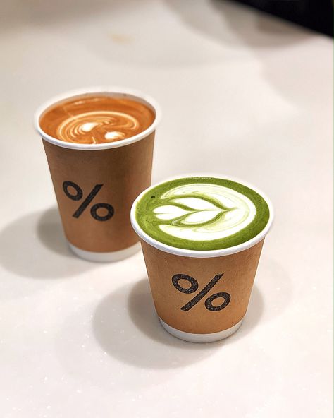 Matcha Latte and Latte at % Arabica Covent Garden London % Arabica, Matcha Dalgona Latte, White Chocolate Matcha Latte, Matcha Coffee Shop, London Fog Latte, Spanish Latte, Dominique Ansel Bakery, 3d Coffee, Matcha Cafe