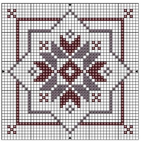 Finnish star Biscornu Cross Stitch, Cross Stitch Geometric, Cross Stitch Freebies, Pola Kristik, Pola Sulam, Cross Stitch Borders, Needlework Patterns, Cross Stitch Samplers, Free Cross Stitch