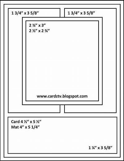 My 10 Favorite (and Free) Card-Making Card Layout Ideas Templates, Card Layouts Templates With Measurements, Card Layouts Templates, Card Sketches With Measurements, Greeting Card Sketches, Cardmaking Sketches, Patterned Cardstock, Cardstock Cards, Simple Sketches