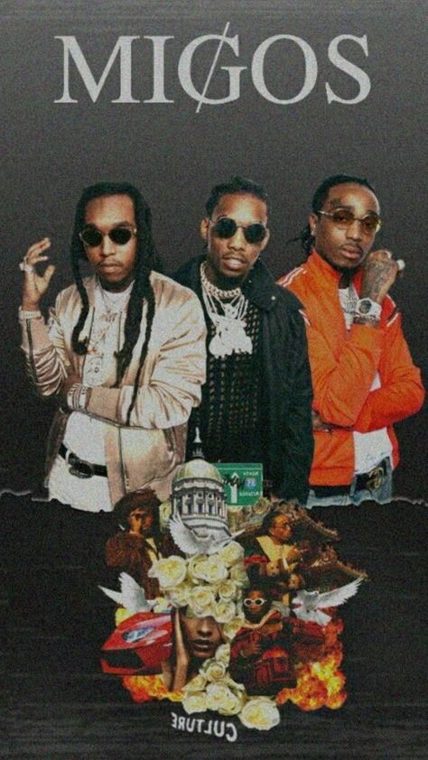 Migos Wallpaper John Cena Wwe Champion, Migos Wallpaper, Migos Culture, Migos Quavo, Quality Control Music, Ty Dolla Sign, Rap Album Covers, Hip Hop Artwork, Photography Trends