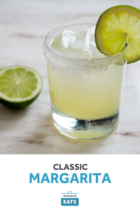 The perfect margarita is all about fresh, crisp flavors barely tempered by triple sec and sugar. After testing all the ratios, this is the one we reach for. Homemade Margarita Recipe, Best Margarita Recipe, Classic Margarita Recipe, Homemade Margaritas, Easy Margarita, Margarita On The Rocks, Rock Recipes, Lime Margarita, Classic Margarita