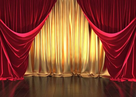 Amazon.com : Qian 7x5FT Vinyl 3D Rendering Theater Stage Theme Photography Backdrops Golden and Red Curtains Photo Studio Props Vinyl Background for Wedding Birthday Party Decoration Banner : Electronics Background For Wedding, Golden Curtains, Red Velvet Curtains, Vinyl Background, Theater Stage, Theatre Curtains, Theme Photography, Stage Curtains, Stage Backdrop