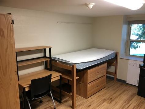 McKean Hall and new Furniture in renovated dorms. Penn State Dorm, Stuart Hall, Student Affairs, Dorm Inspiration, College Dorms, Rental Properties, Penn State, College Dorm, Rental Property