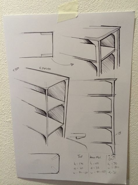 Bookcase Drawing Sketch, Bookcase Drawing, Product Sketch, Section Drawing, Contemporary Sideboard, Metal Bookcase, Google Doc, Laminate Colours, Bookcase Design