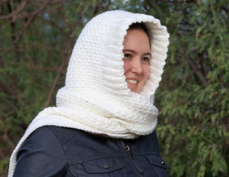 Crocheted Hooded Scarf, Hooded Scarf Pattern Crochet, Hood Scarf Crochet, Scrap Yarn Crochet Patterns, Crochet Scoodie Pattern, Hooded Scarf Crochet, Scarf Crochet Patterns, Crochet Hooded Scarf Pattern, Hooded Scarf Pattern