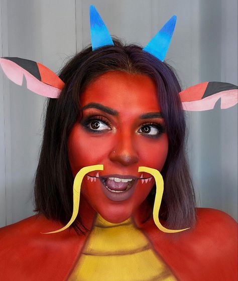 #mushu #makeup #makeuppsycho #artistry #disney Halloween Makeup Disney, Mulan Makeup, Mulan Mushu, Mulan, Photo Inspo, Halloween Makeup, Makeup Inspiration, Hair Inspo, Carnival Face Paint